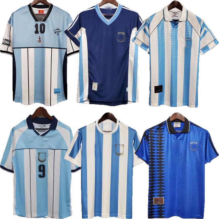 Argentina Retro Soccer jersey 1978 1986 1994 1996 1998 2000 2001 2006 96 97 98 00 06 Maradona Batistuta ORTEGA VERON CRESPO MESSI classic Football shirt
Argentina Retro Soccer jersey 1978 1986 1994 1996 1998 2000 2001 2006 96 97 98 00 06 Maradona Batistuta ORTEGA VERON CRESPO MESSI classic Football shirt