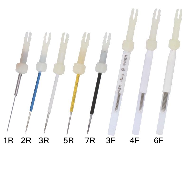 

Tattoo Needles 50pcs Needle For Original USA Mosaic Machine 1R 2R 5R 7R 3F 4F 6F Permanent Makeup Eyebrow Lip Eyeline