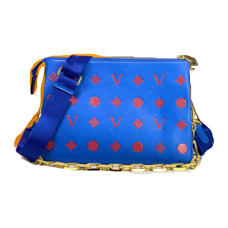 Designer ladies Totes handbag top leather chain cross-body shoulder back square zipper modern classic style