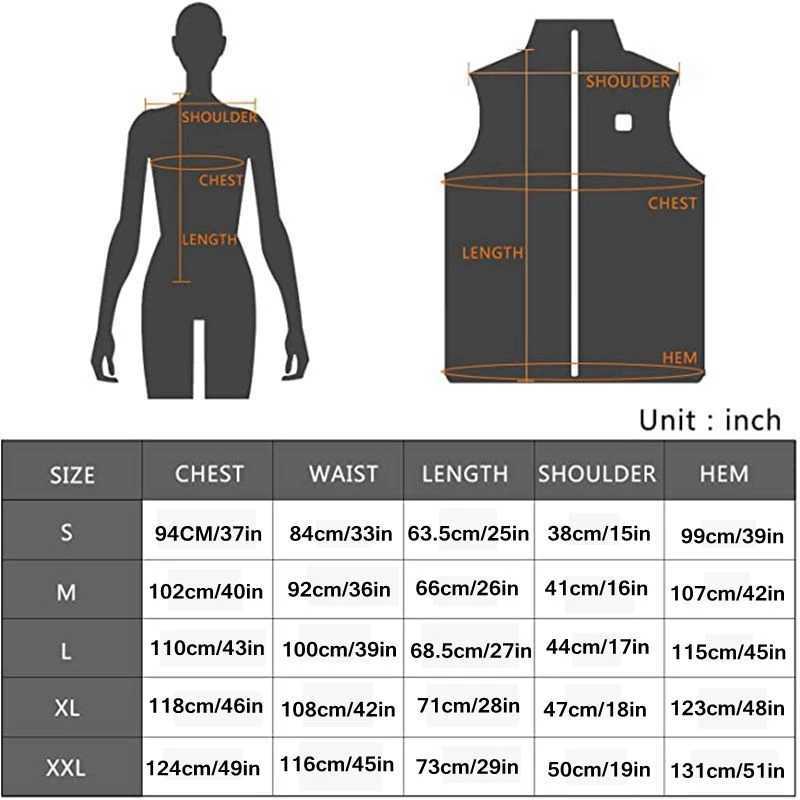 Aiwetin Women Heating Vest Warm comfortable Autumn Winter Cotton Vest USB Infrared Electric Heating suit Women Flexible Thermal 210910