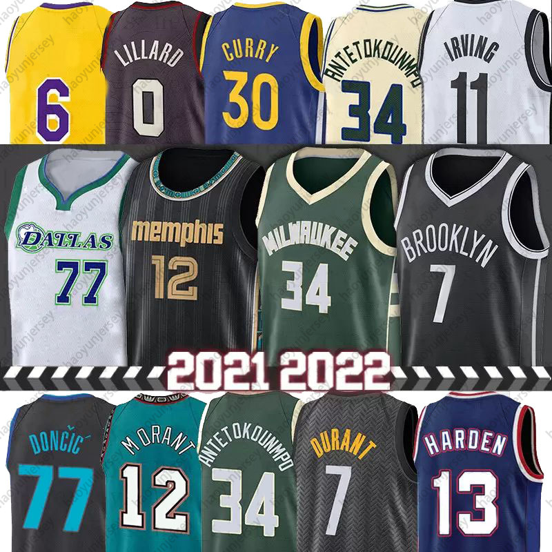 Ja 12 Morant Basketball Jerseys 77 Luka 34 Giannis Jersey Men Doncic Antetokounmpo City Kevin 7 Durant Kyrie 11 Irving Stephen 30 Curry
Ja 12 Morant Basketball Jerseys 77 Luka 34 Giannis Jersey Men Doncic Antetokounmpo City Kevin 7 Durant Kyrie 11 Irving Stephen 30 Curry