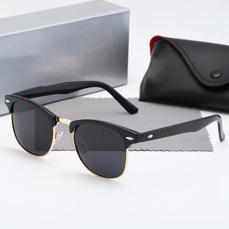 Top Luxury Sunglasses Fashion Pilot Half Frame High Quality Cat Eye Glasses Polarizing Original Brand Designer Antireflection Goggle With Gift Box Set, White;black
Top Luxury Sunglasses Fashion Pilot Half Frame High Quality Cat Eye Glasses Polarizing Original Brand Designer Antireflection Goggle With Gift Box Set, White;black
