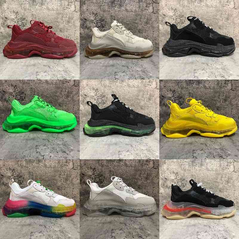 New Fashion Paris 17FW Triple-S Sneaker Triple S Casual Dad Shoes for Men's Women green Ceahp Sports Shoe Size 36-45, Black
New Fashion Paris 17FW Triple-S Sneaker Triple S Casual Dad Shoes for Men's Women green Ceahp Sports Shoe Size 36-45, Black