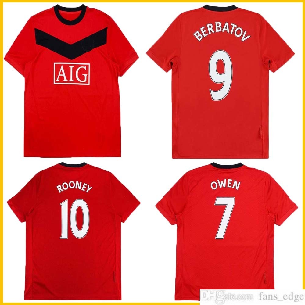 2009 2010 Evra Owen Rooney Giggs Berbatov retro soccer jersey 09 10 Nani Scholes Vidic vintage classic football Shirt Uniform, 2009 2010 home
2009 2010 Evra Owen Rooney Giggs Berbatov retro soccer jersey 09 10 Nani Scholes Vidic vintage classic football Shirt Uniform, 2009 2010 home