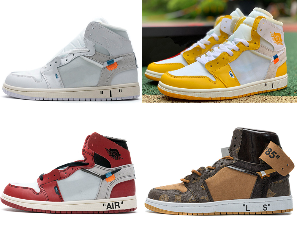 Top quality (boxed) Jumpman 1 men's women's basketball shoes Yellow Black Red White fashion sneakers
Top quality (boxed) Jumpman 1 men's women's basketball shoes Yellow Black Red White fashion sneakers