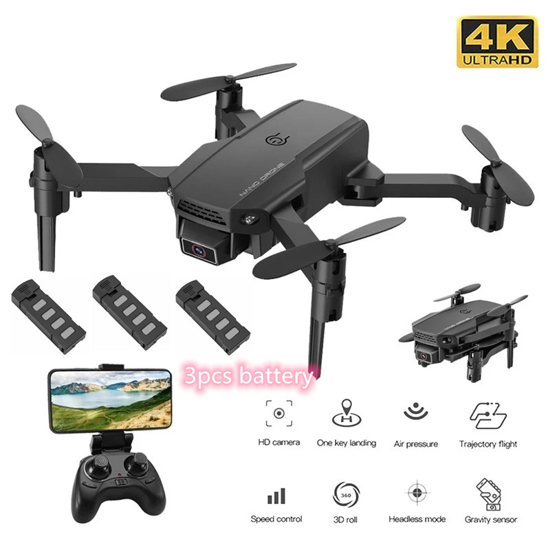 4K Foldable WIFI FPV RC Drone Aerial Photography Altitude Hold Headless Mode RC Drone With Carry Bag Mini Foldable RC Aircrafts, No camera box
4K Foldable WIFI FPV RC Drone Aerial Photography Altitude Hold Headless Mode RC Drone With Carry Bag Mini Foldable RC Aircrafts, No camera box