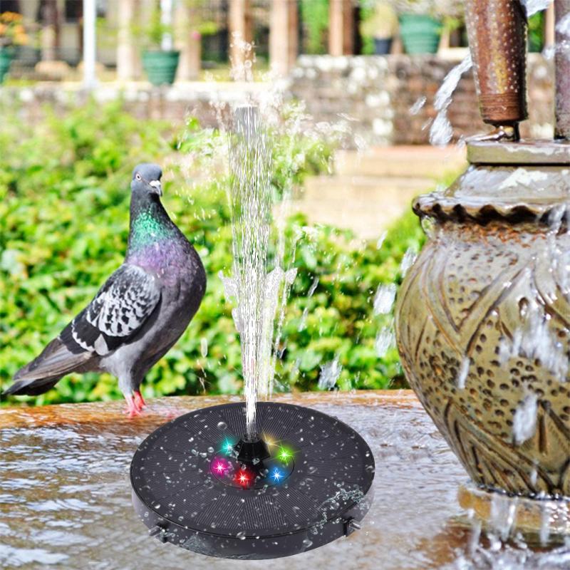 Solar Fountain With Colorful LED Lights Garden Water Pool Suitable For Bird Bathtubs, Ponds And Decorations
Solar Fountain With Colorful LED Lights Garden Water Pool Suitable For Bird Bathtubs, Ponds And Decorations