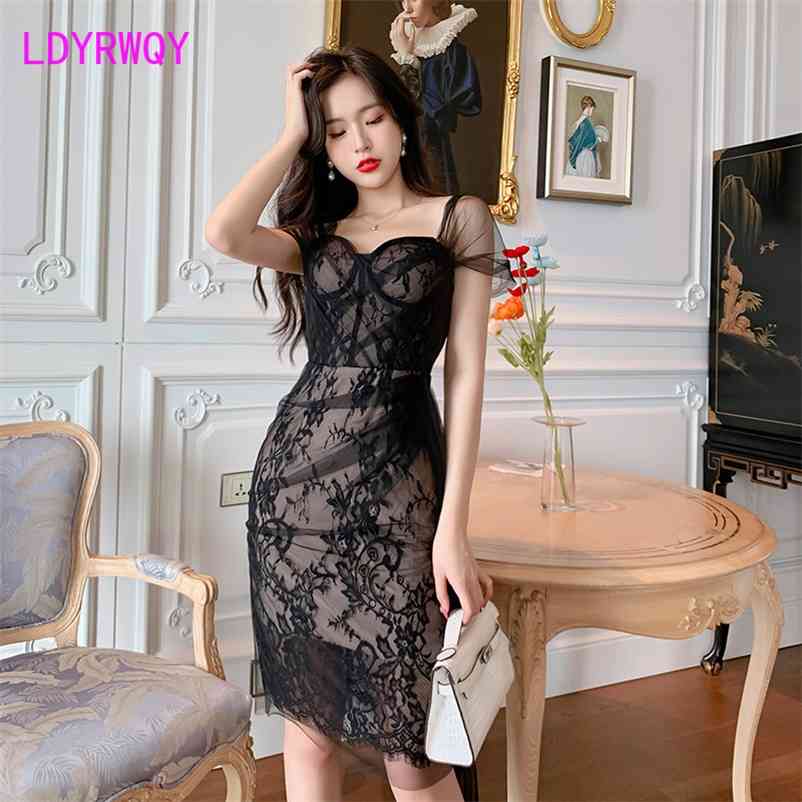 LDYRWQY Summer Women's Sexy Wrapped Chest and Waist Mesh Dress Zippers Office Lady V-Neck 210603, Black
LDYRWQY Summer Women's Sexy Wrapped Chest and Waist Mesh Dress Zippers Office Lady V-Neck 210603, Black