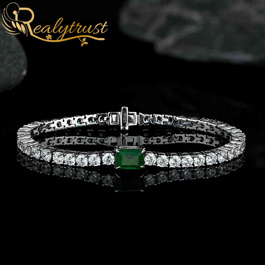 Fashion 3.5mm Created Emerald High Carbon Diamond Tennis Bracelet for Women 925 Sterling Silver Wedding Chain Bracelets 15-18cm
Fashion 3.5mm Created Emerald High Carbon Diamond Tennis Bracelet for Women 925 Sterling Silver Wedding Chain Bracelets 15-18cm