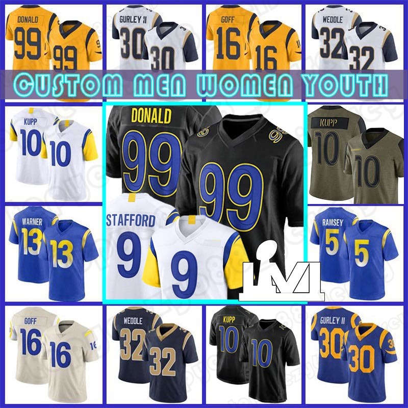 99 Aaron Donald 3 Odell Beckham Jr Custom Men Matthew Stafford Rams''Football Jersey Von Miller Van Jefferson Jalen Ramsey Cooper Kupp, Yellow
99 Aaron Donald 3 Odell Beckham Jr Custom Men Matthew Stafford Rams''Football Jersey Von Miller Van Jefferson Jalen Ramsey Cooper Kupp, Yellow