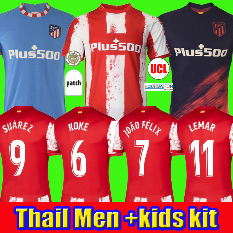 20 22 Madrid soccer jersey 2021 2122 JOÃO FÉLIX M. LLORENTE KOKE SAUL GODIN DIEGO COSTA camiseta football shirt uniforms men + kids kit, Home
20 22 Madrid soccer jersey 2021 2122 JOÃO FÉLIX M. LLORENTE KOKE SAUL GODIN DIEGO COSTA camiseta football shirt uniforms men + kids kit, Home
