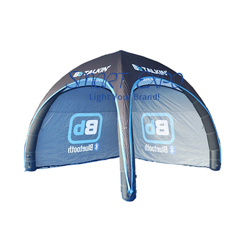 Event Inflatable Advertising Canopy 3x3xH2.6m Air Sealed Type with Custom Graphic Print E-Pump and Carry Bag