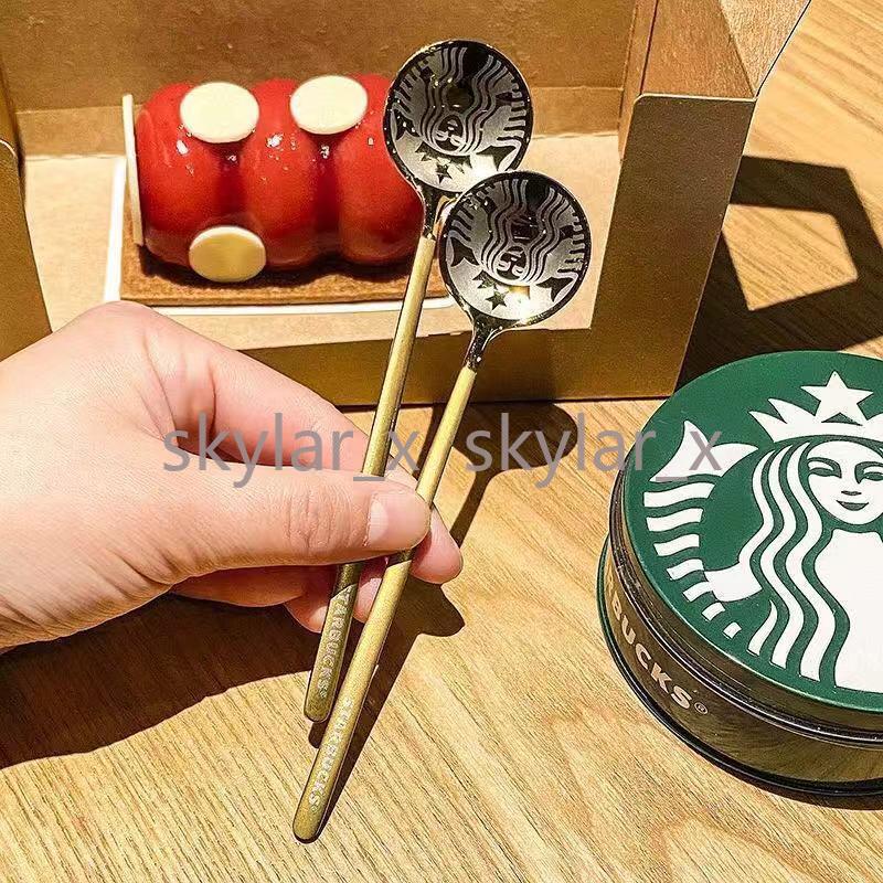 2021 Starbucks Stainless Steel Coffee Milk Spoon Small Round Dessert Mixing Fruit Spoons Factory Supply
2021 Starbucks Stainless Steel Coffee Milk Spoon Small Round Dessert Mixing Fruit Spoons Factory Supply