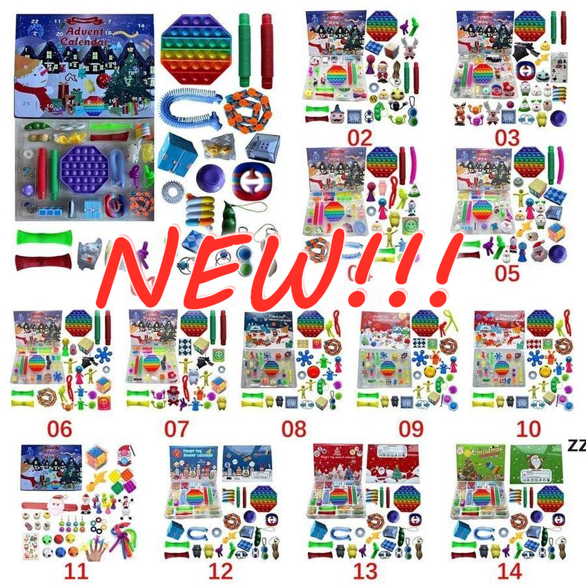 Christmas Fidget Toy Advent Calendar Set December 24 days Push Bubble 24pcs/Set Silicone Stress Reliever Sensory Toy Tiktok Wholesale
Christmas Fidget Toy Advent Calendar Set December 24 days Push Bubble 24pcs/Set Silicone Stress Reliever Sensory Toy Tiktok Wholesale