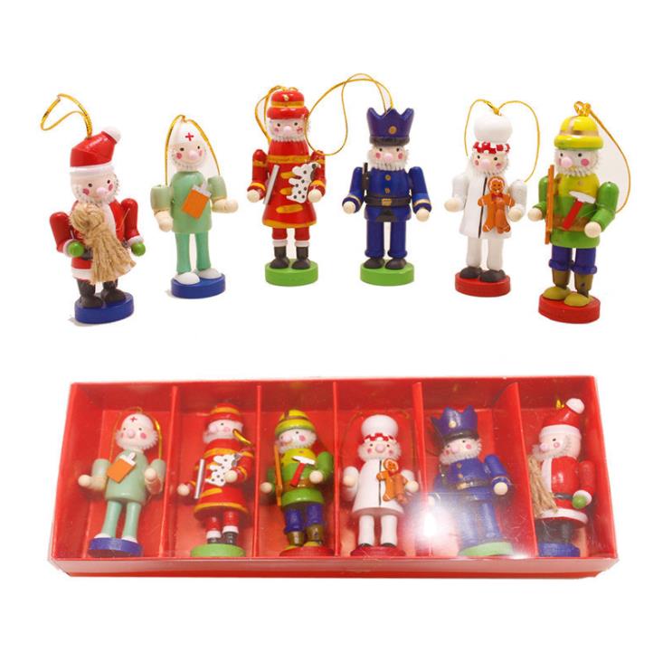New Year Decor Kids Doll Wooden Nutcracker Soldier Merry Christmas Decoration Pendants Ornaments for Xmas Tree Decorations SN4181
New Year Decor Kids Doll Wooden Nutcracker Soldier Merry Christmas Decoration Pendants Ornaments for Xmas Tree Decorations SN4181