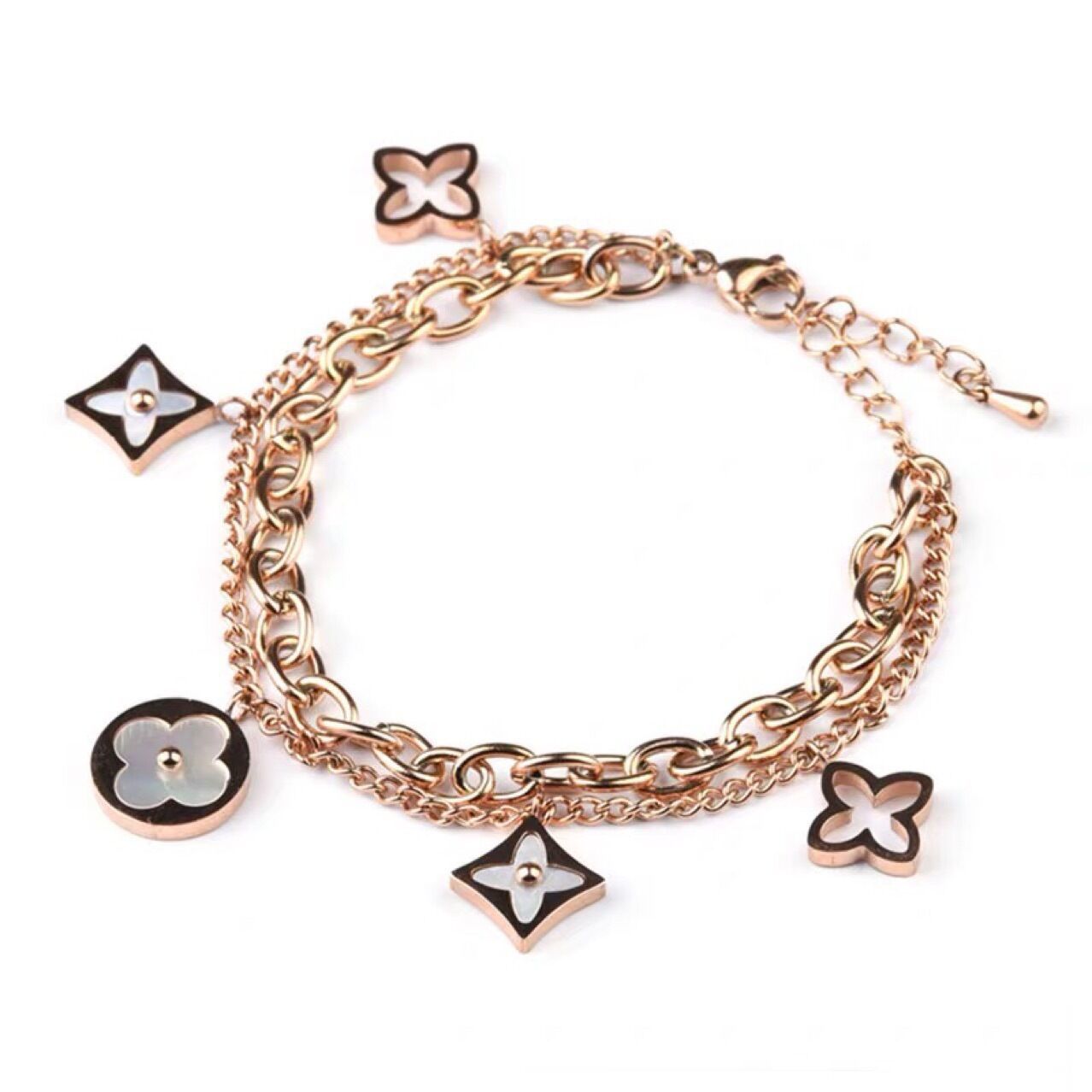 Charm Manufacturer 2021 Four-leaf Designer Lady,diy Stainless Steel Bangle Bracelet,four Clover, Golden;silver
Charm Manufacturer 2021 Four-leaf Designer Lady,diy Stainless Steel Bangle Bracelet,four Clover, Golden;silver