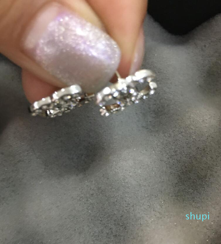 Luxury Letter Earring Fashion Designer Jewelry Gold Silver Color Rhinestone Ear Stud For Women Lady Gift
Luxury Letter Earring Fashion Designer Jewelry Gold Silver Color Rhinestone Ear Stud For Women Lady Gift