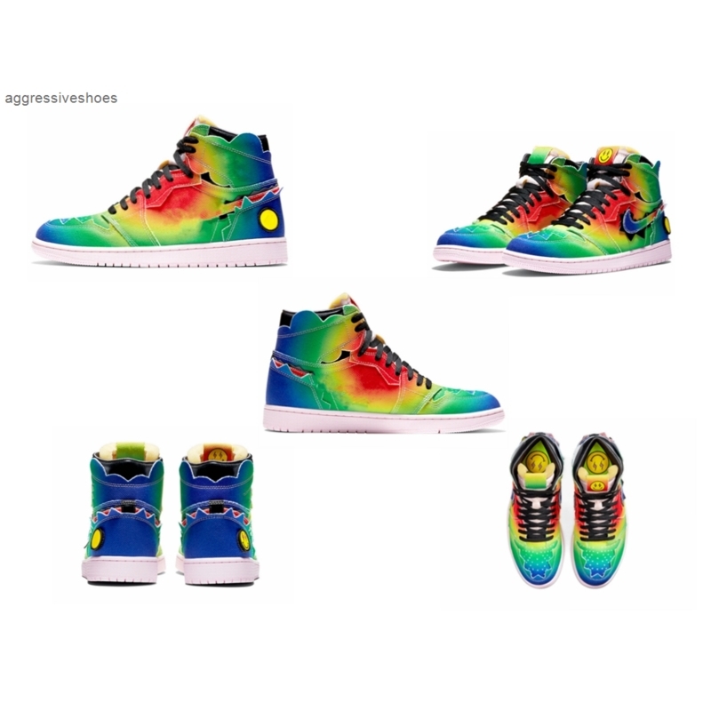 2021 fashion J Balvin x 1 High OG Basketball Shoes Multi-Color Rainbow Tie Dye classic Authentic Mens Sports Sneakers With Box DC3481-900
2021 fashion J Balvin x 1 High OG Basketball Shoes Multi-Color Rainbow Tie Dye classic Authentic Mens Sports Sneakers With Box DC3481-900