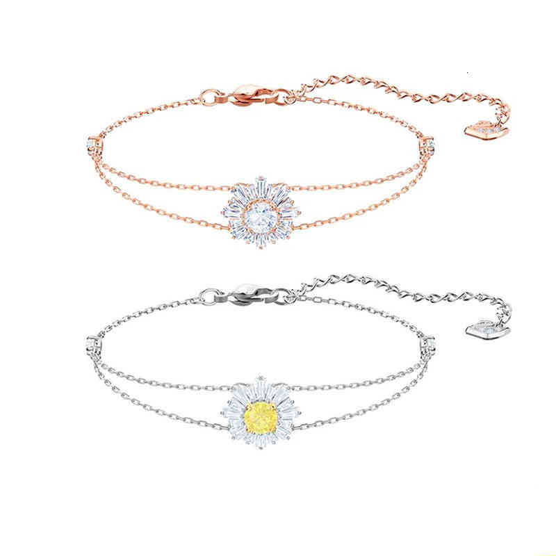 Bangles Bracelets Shijia Sunflower Bracelet Female Swarovski Element Crystal Small Fresh Daisy Bracelet, Black
Bangles Bracelets Shijia Sunflower Bracelet Female Swarovski Element Crystal Small Fresh Daisy Bracelet, Black