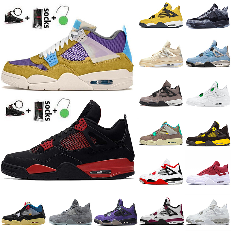 2021 Top Quality Women Mens Jumpman 4 4s Basketball Shoes Sail White Oreo Taupe Haze University Blue Fire Red Thunder Travis Off Trainers Sneakers, B22 36-47
2021 Top Quality Women Mens Jumpman 4 4s Basketball Shoes Sail White Oreo Taupe Haze University Blue Fire Red Thunder Travis Off Trainers Sneakers, B22 36-47
