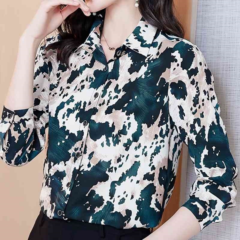 Blouse Women Blusas Mujer De Moda Long Sleeve Print Chiffon Blouse Shirt Turn Down Collar Office Blouse Tops Blusa E325 210602, Red
Blouse Women Blusas Mujer De Moda Long Sleeve Print Chiffon Blouse Shirt Turn Down Collar Office Blouse Tops Blusa E325 210602, Red