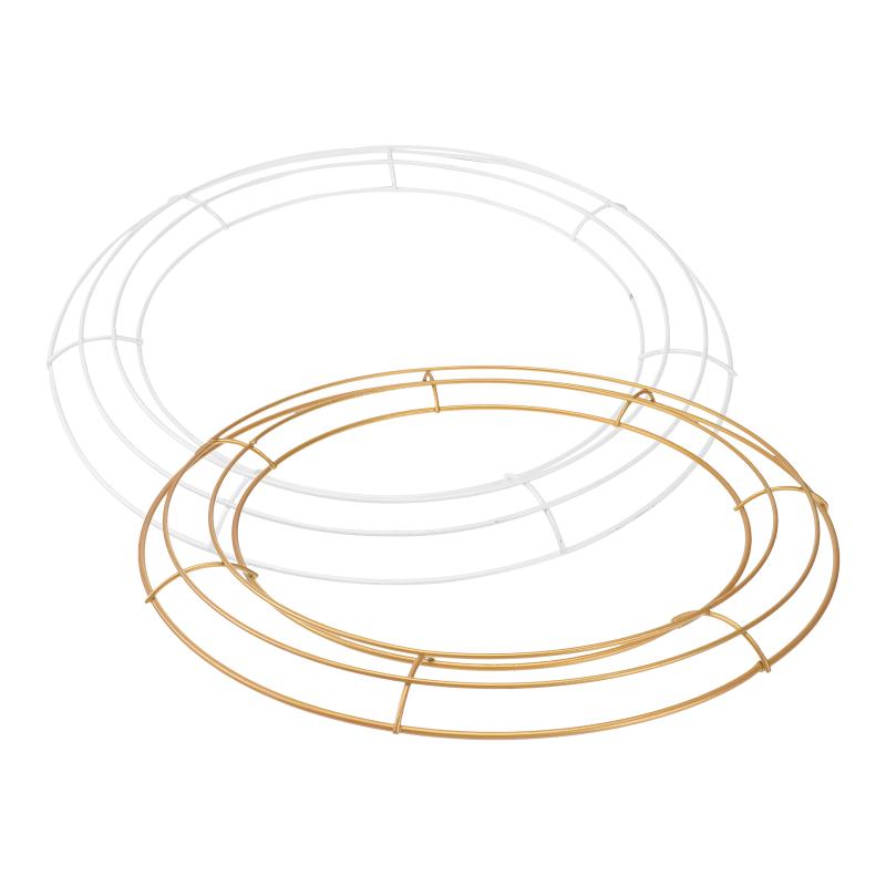 Decorative Flowers & Wreaths 2pcs DIY Iron Wreath Frame Round Rings Reusable Making
Decorative Flowers & Wreaths 2pcs DIY Iron Wreath Frame Round Rings Reusable Making