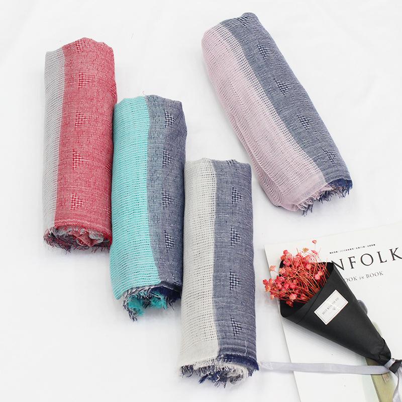 Scarves Japanese Cotton And Linen Scarf Women Sunscreen Travel Shawl Retro Artistic Hollow Out Geometric Stripe Fringe Men
Scarves Japanese Cotton And Linen Scarf Women Sunscreen Travel Shawl Retro Artistic Hollow Out Geometric Stripe Fringe Men