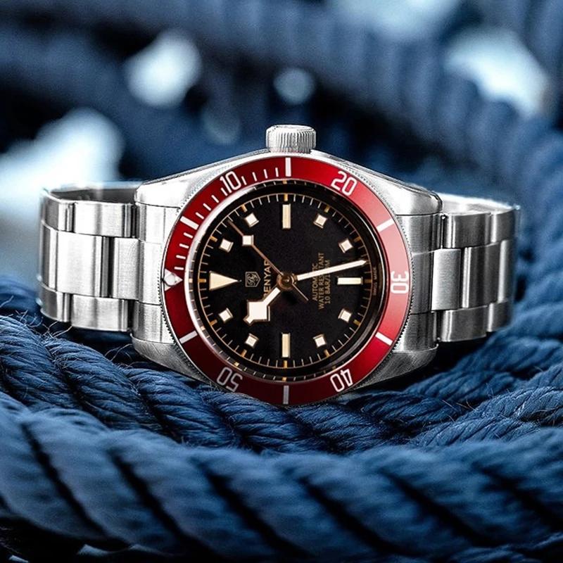 Top Fashion Diver Watch Men 100ATM Waterproof Automatic Date Clock Sport Watches Mens Mechanical Wristwatch Wristwatches, Black
Top Fashion Diver Watch Men 100ATM Waterproof Automatic Date Clock Sport Watches Mens Mechanical Wristwatch Wristwatches, Black
