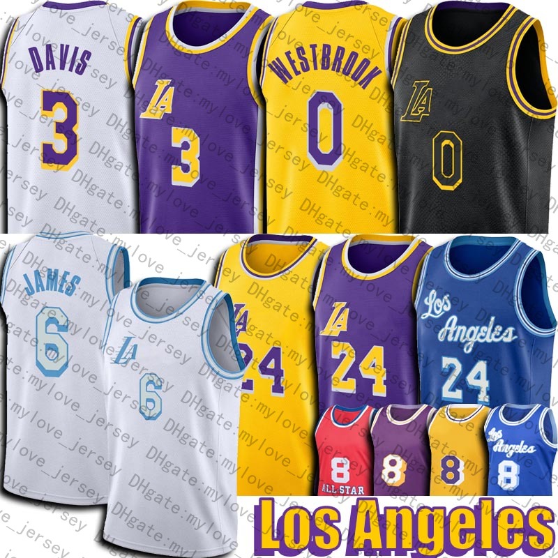 Russell 0 Westbrook 6 LeBron Anthony James Davis Jerseys Basketball Los AngelesLakersBryantJersey Throwback Black Mamba, Color11
Russell 0 Westbrook 6 LeBron Anthony James Davis Jerseys Basketball Los AngelesLakersBryantJersey Throwback Black Mamba, Color11