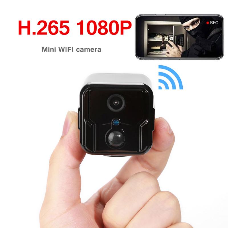 Digital Voice Recorder 2800mah Large Battery 10hrs Video Recording H.265 Night Vision Motion Detection Remote Mini WIFI Camera Camcorder