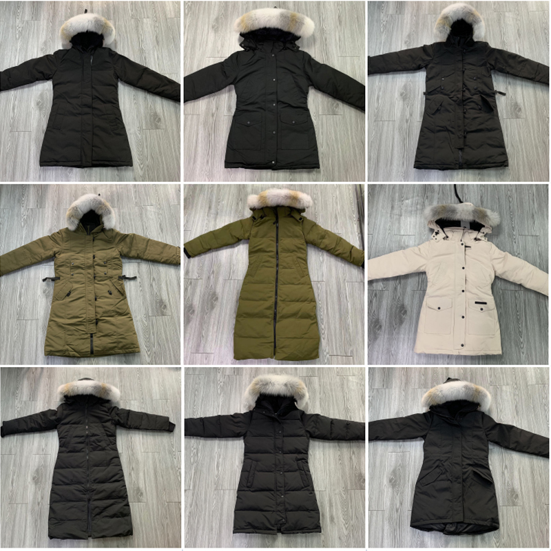 New Canada Women Winter Down Bomber Jacket Thicken Mid-Length White Wolf Fur Fluffy Hooded Coat Outdoor Classic Trendy Windproof Cold Warm Parkas E0208 Size XS-2XL, Dustbag
New Canada Women Winter Down Bomber Jacket Thicken Mid-Length White Wolf Fur Fluffy Hooded Coat Outdoor Classic Trendy Windproof Cold Warm Parkas E0208 Size XS-2XL, Dustbag