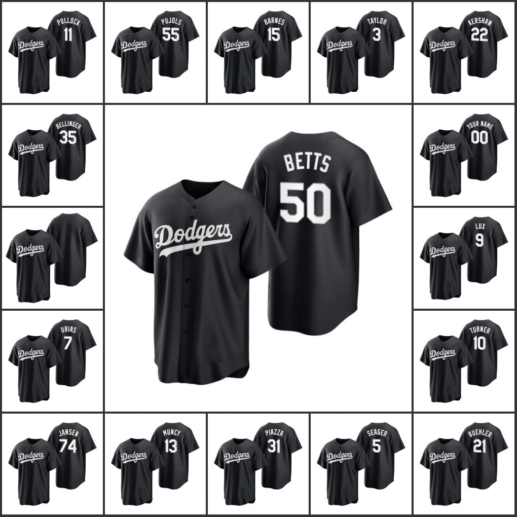 Los AngelesDodgers Baseball Jersey #15 Austin Barnes 50 Mookie Betts 22 Clayton Kershaw Custom Black White All Black Fashion
Los AngelesDodgers Baseball Jersey #15 Austin Barnes 50 Mookie Betts 22 Clayton Kershaw Custom Black White All Black Fashion