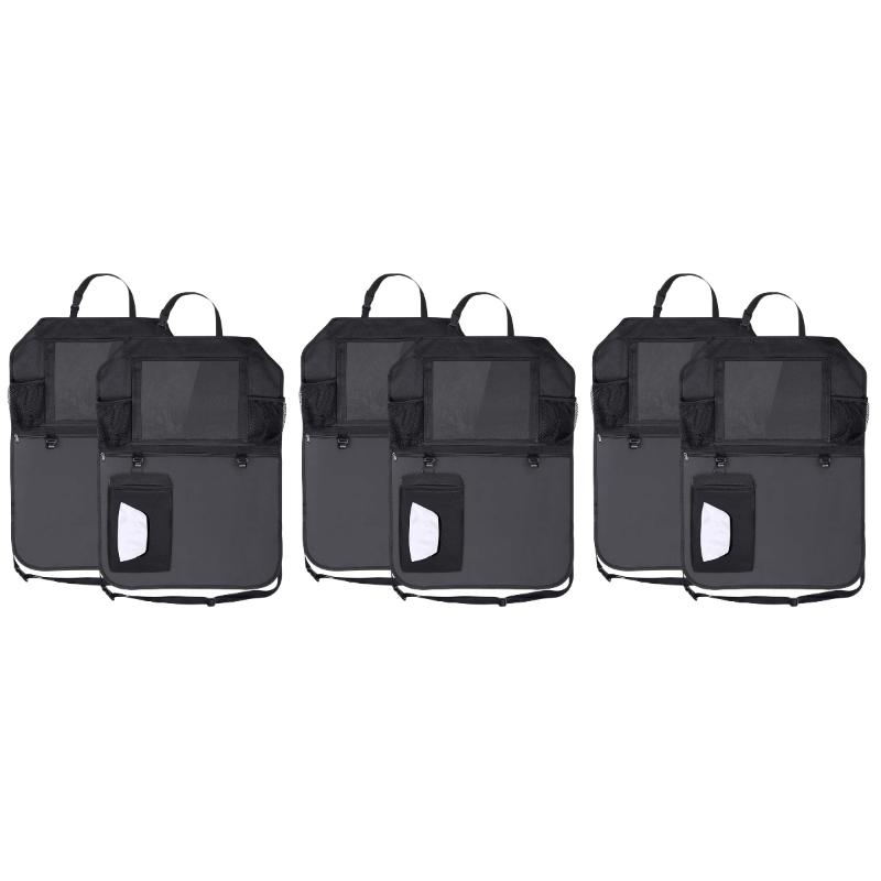 Car Organizer 3pcs Hanging Kick Mats Seat Back Protectors Cover Storage Bag With One Tissue Box (Black)
Car Organizer 3pcs Hanging Kick Mats Seat Back Protectors Cover Storage Bag With One Tissue Box (Black)