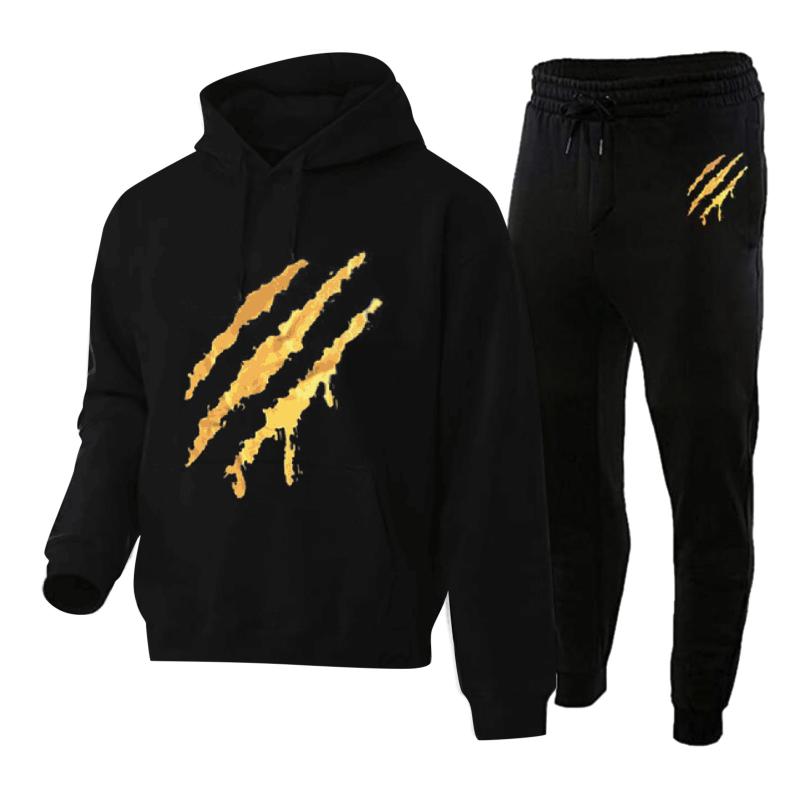 Jogging Clothing Winter Hoodie Sets Men Tracksuit Casual Hoodies Sweatshirt+sweatpants 2 Piece Set Male Pullover Hoody Fashion Streetwear Cl, Black;red
Jogging Clothing Winter Hoodie Sets Men Tracksuit Casual Hoodies Sweatshirt+sweatpants 2 Piece Set Male Pullover Hoody Fashion Streetwear Cl, Black;red