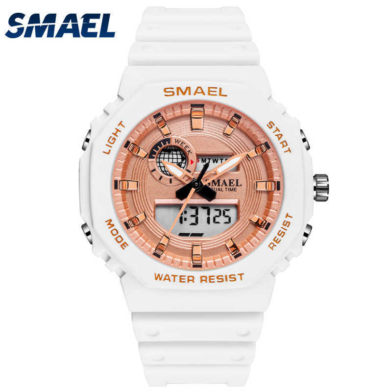 Watches For Women SMAEL Waterproof Back Light LED Clock Alarm Stopwatch Ladies Wristwatches Gift 8037 Luxury 210616, Whitegreen
Watches For Women SMAEL Waterproof Back Light LED Clock Alarm Stopwatch Ladies Wristwatches Gift 8037 Luxury 210616, Whitegreen