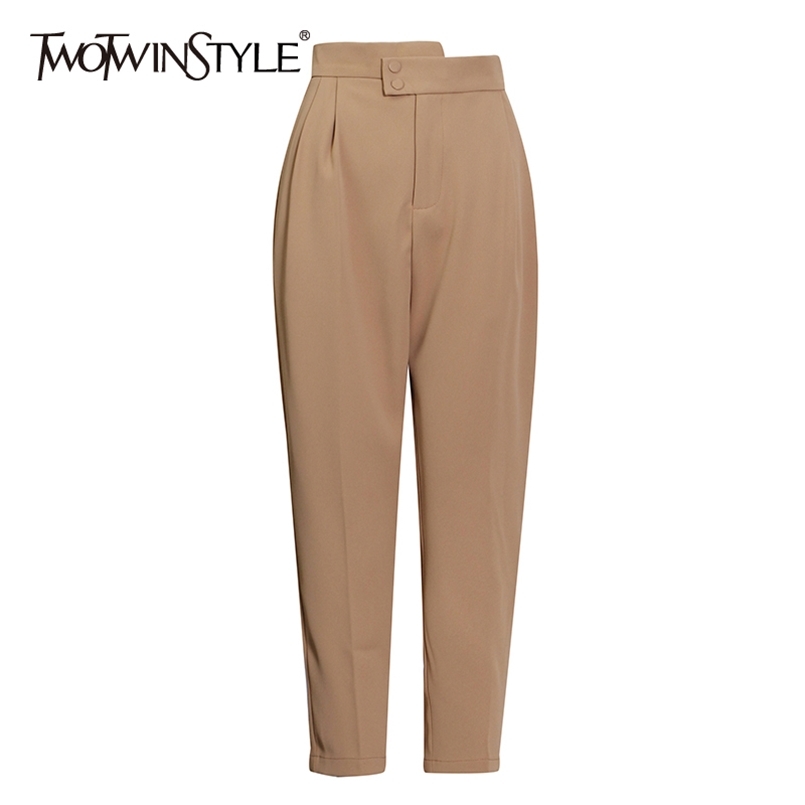 Minimalist Patchwork Pocket Harem Pants For Women High Waist Casual Loose Trouser Female Fashion Clothing 210521, White
Minimalist Patchwork Pocket Harem Pants For Women High Waist Casual Loose Trouser Female Fashion Clothing 210521, White