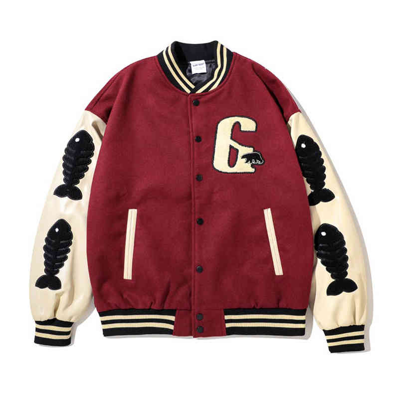 men's jackets hip hop jaqueta de beisebol dos homens peludo osso retalhos cor bloco bombardeiro estilo faculdade oversized casaco stree, Black;brown
men's jackets hip hop jaqueta de beisebol dos homens peludo osso retalhos cor bloco bombardeiro estilo faculdade oversized casaco stree, Black;brown