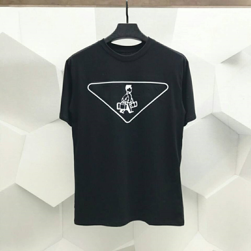 2023 Mens Fashion Sleeve Tee T Shirt With Counter Tote Bag Pressing Letter Logo Symbol of Luggage Pradas Man Clothing Oversized Large Big Plus Size Traingle, Black
2023 Mens Fashion Sleeve Tee T Shirt With Counter Tote Bag Pressing Letter Logo Symbol of Luggage Pradas Man Clothing Oversized Large Big Plus Size Traingle, Black