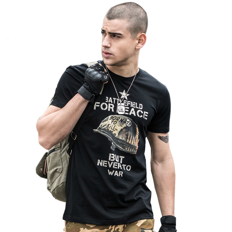 Men's T-Shirts 2021 Summer Brand T-shirts Tactical Combat Short Military shirt streetwear t homme shirts hombre, White
Men's T-Shirts 2021 Summer Brand T-shirts Tactical Combat Short Military shirt streetwear t homme shirts hombre, White