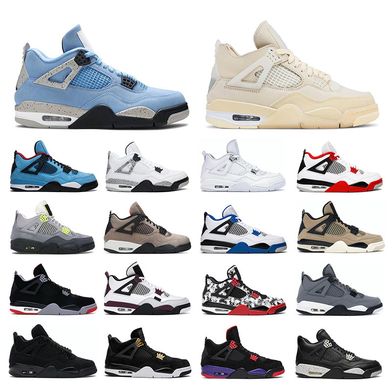 2022 Men Basketball Shoes 4 Jumpman University Blue White Oreo Taupe Haze Cool Grey Fire Red Bred Neon 4s Sport Sneakers Size 5 .5 -13, Black
2022 Men Basketball Shoes 4 Jumpman University Blue White Oreo Taupe Haze Cool Grey Fire Red Bred Neon 4s Sport Sneakers Size 5 .5 -13, Black