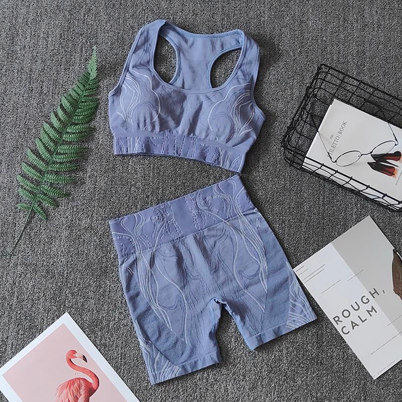 Yoga Outfit ANHFKZLEE Set Workout Clothes For Women Seamless Leggings Sports Bra Gym Clothing High Waist Shorts Tracksuit Suits, Pink 
Yoga Outfit ANHFKZLEE Set Workout Clothes For Women Seamless Leggings Sports Bra Gym Clothing High Waist Shorts Tracksuit Suits, Pink