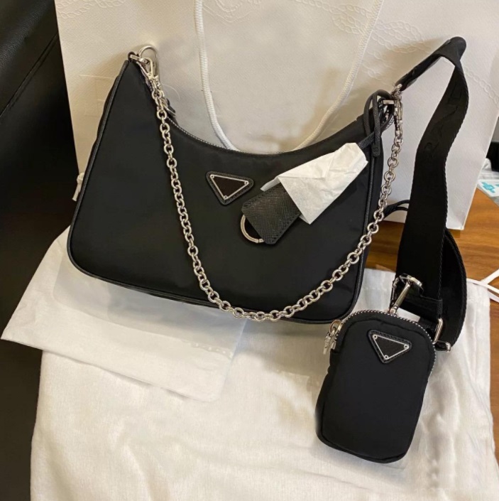 2021 Shoulder Bags 2 pieces High Quality Nylon Handbags selling Wallet Women Crossbody Bag Hobo Purses With box
2021 Shoulder Bags 2 pieces High Quality Nylon Handbags selling Wallet Women Crossbody Bag Hobo Purses With box