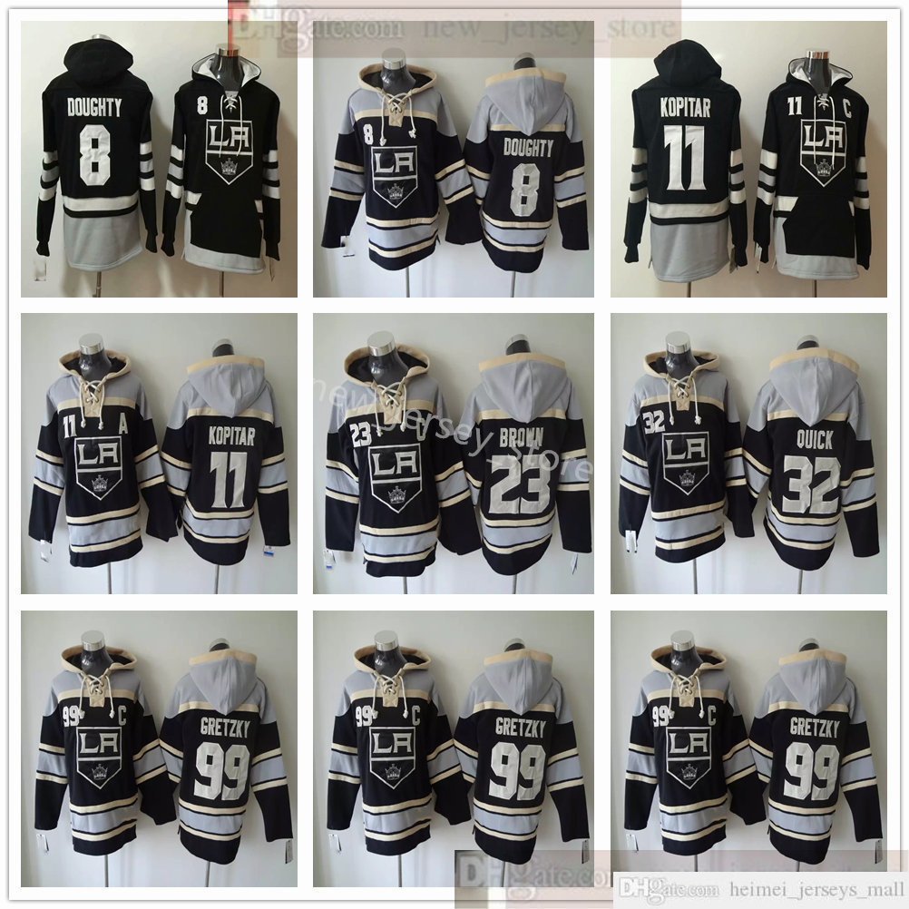 Los Angeles Kings Hockey Hoodies Jerseys 8 Drew Doughty 11 Anze Kopitar 23 Dustin Brown 32 Jonathan Quick 99 Wayne Gretzky Hoodies Black, Same as picture
Los Angeles Kings Hockey Hoodies Jerseys 8 Drew Doughty 11 Anze Kopitar 23 Dustin Brown 32 Jonathan Quick 99 Wayne Gretzky Hoodies Black, Same as picture
