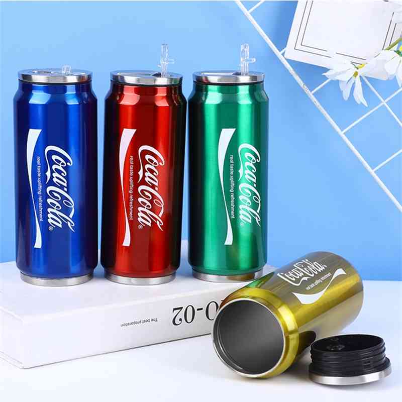 Creative pop can Coke Cup male and female student trend stainless steel straw water advertising gift cup
Creative pop can Coke Cup male and female student trend stainless steel straw water advertising gift cup