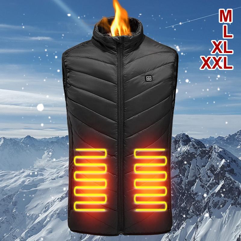 Carpets 9 Places Heated Vest Men Women Usb Jacket Heating Thermal Clothing Hunting Winter BlackS-5XL, Black-l
Carpets 9 Places Heated Vest Men Women Usb Jacket Heating Thermal Clothing Hunting Winter BlackS-5XL, Black-l