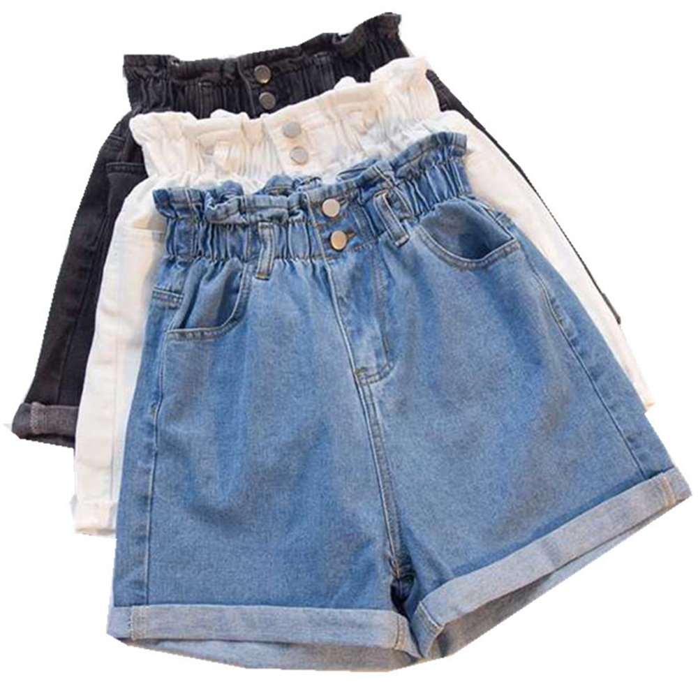 Summer Oversize Wide Leg Shorts Women Denim Shorts Vintage High Waisted Casual Elastic Waist Loose, White
Summer Oversize Wide Leg Shorts Women Denim Shorts Vintage High Waisted Casual Elastic Waist Loose, White