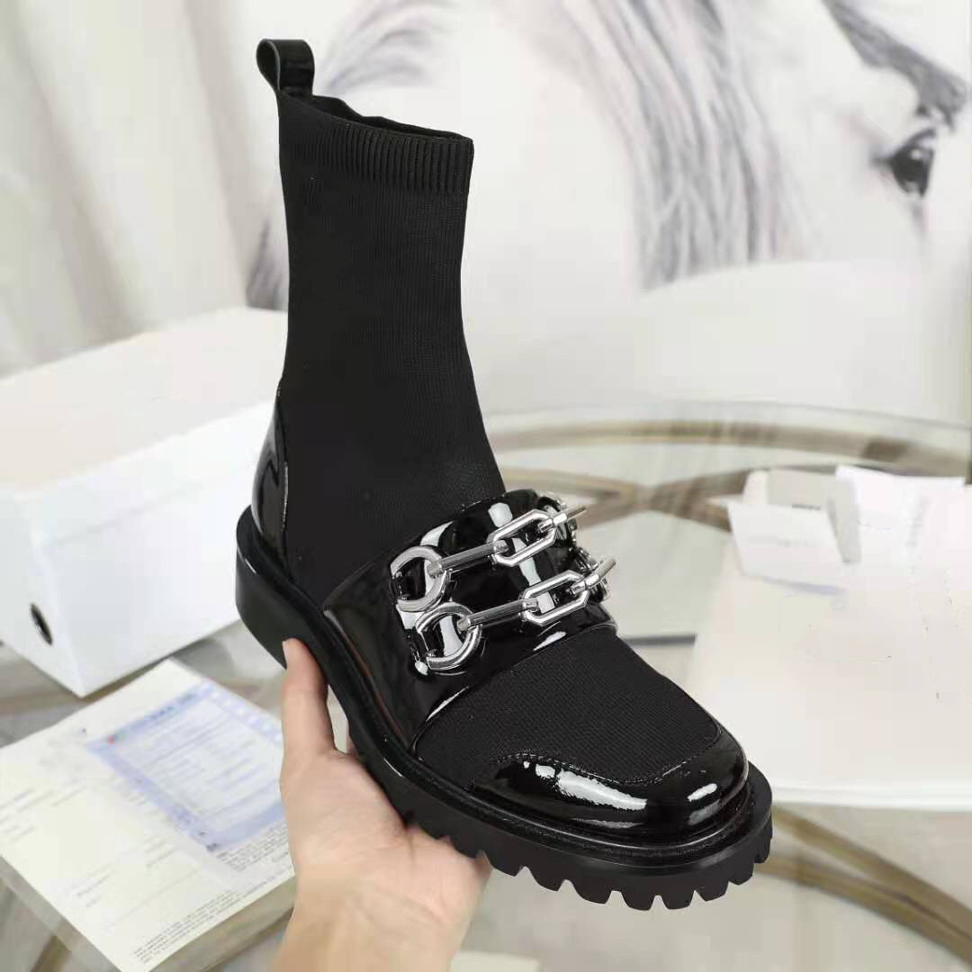 autumn winter socks heeled heel boots fashion sexy Knitted elastic boot designer Alphabetic women shoes lady Letter Thick high heels Large size 35-41, Black
autumn winter socks heeled heel boots fashion sexy Knitted elastic boot designer Alphabetic women shoes lady Letter Thick high heels Large size 35-41, Black