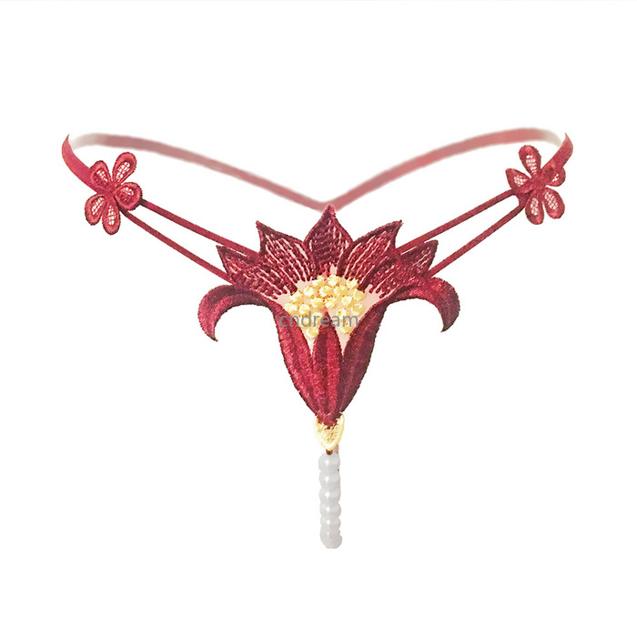 Massage Pearl Seamless Invisible G String Sexy Low Waist Flower Thong T Back Women Underwear Lingerie Clothing Will and Sandy black red white
Massage Pearl Seamless Invisible G String Sexy Low Waist Flower Thong T Back Women Underwear Lingerie Clothing Will and Sandy black red white