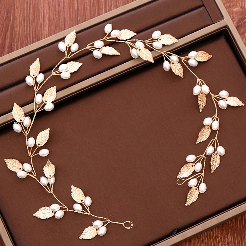 Hair Clips & Barrettes Bridal Accessories Golden Leaf Pearl Headband Wedding Head Decoration Handmade Tiara Ornaments, Golden;silver
Hair Clips & Barrettes Bridal Accessories Golden Leaf Pearl Headband Wedding Head Decoration Handmade Tiara Ornaments, Golden;silver