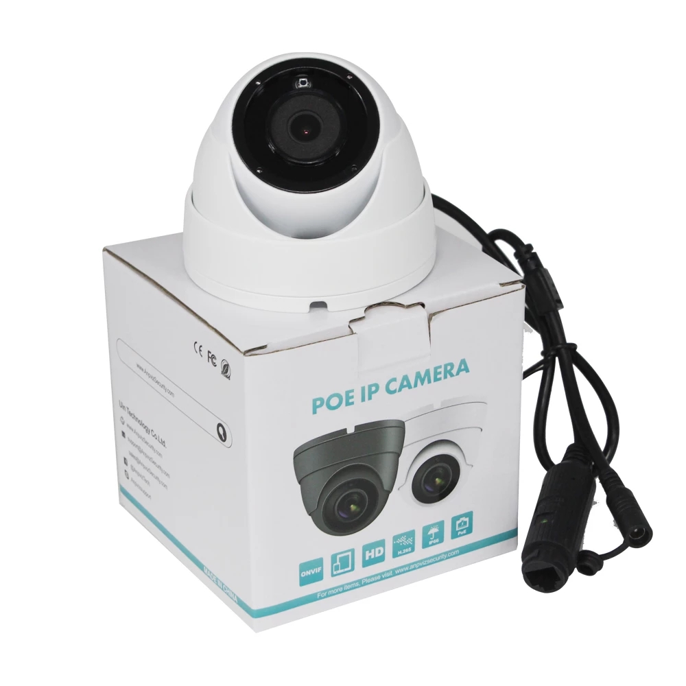 POE 5MP Security IP Camera Outdoor Built-in Mic CCTV Surveillance Hikvision Compatible IR 30m H.265 Mini Dome P2P View